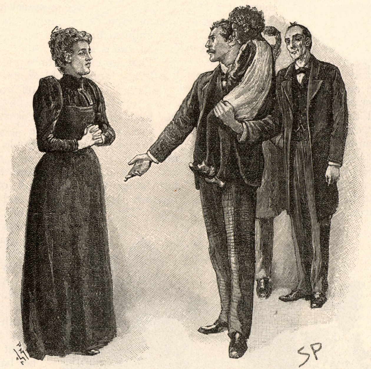 Das Abenteuer des gelben Gesichts von Sidney Paget