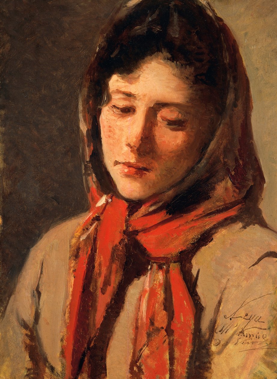 Bäuerin (Schurkische Frau) von Silvestro Lega