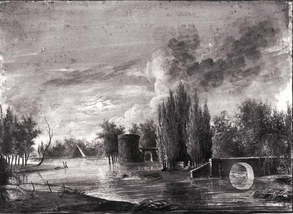 Erinnerung an Ermenonville von Simon Mathurin Lantara