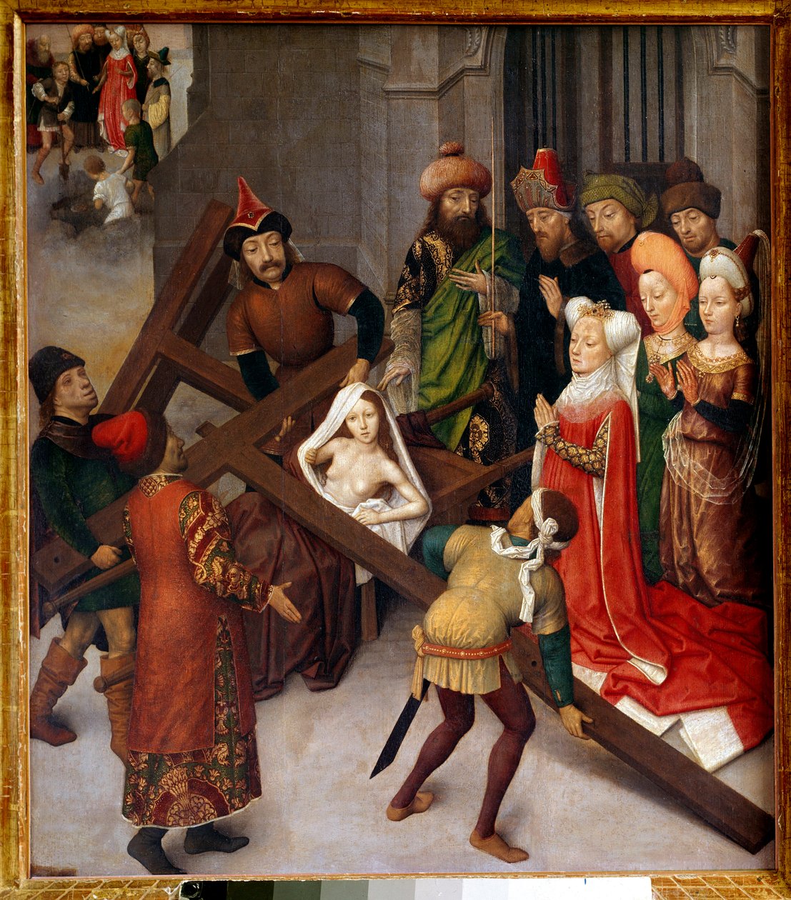 Das Wunder des Wahren Kreuzes von Simon (follower of) Marmion