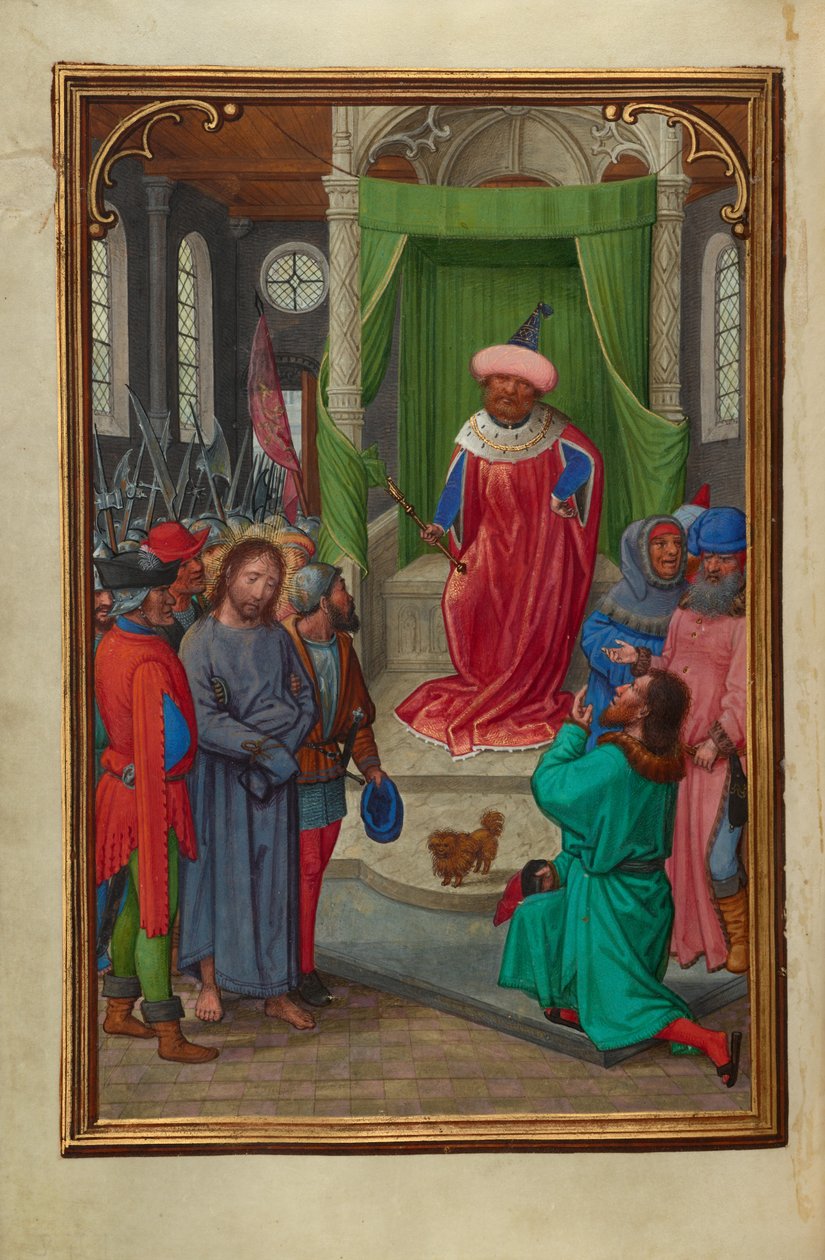 Christus vor Herodes von Simon Bening