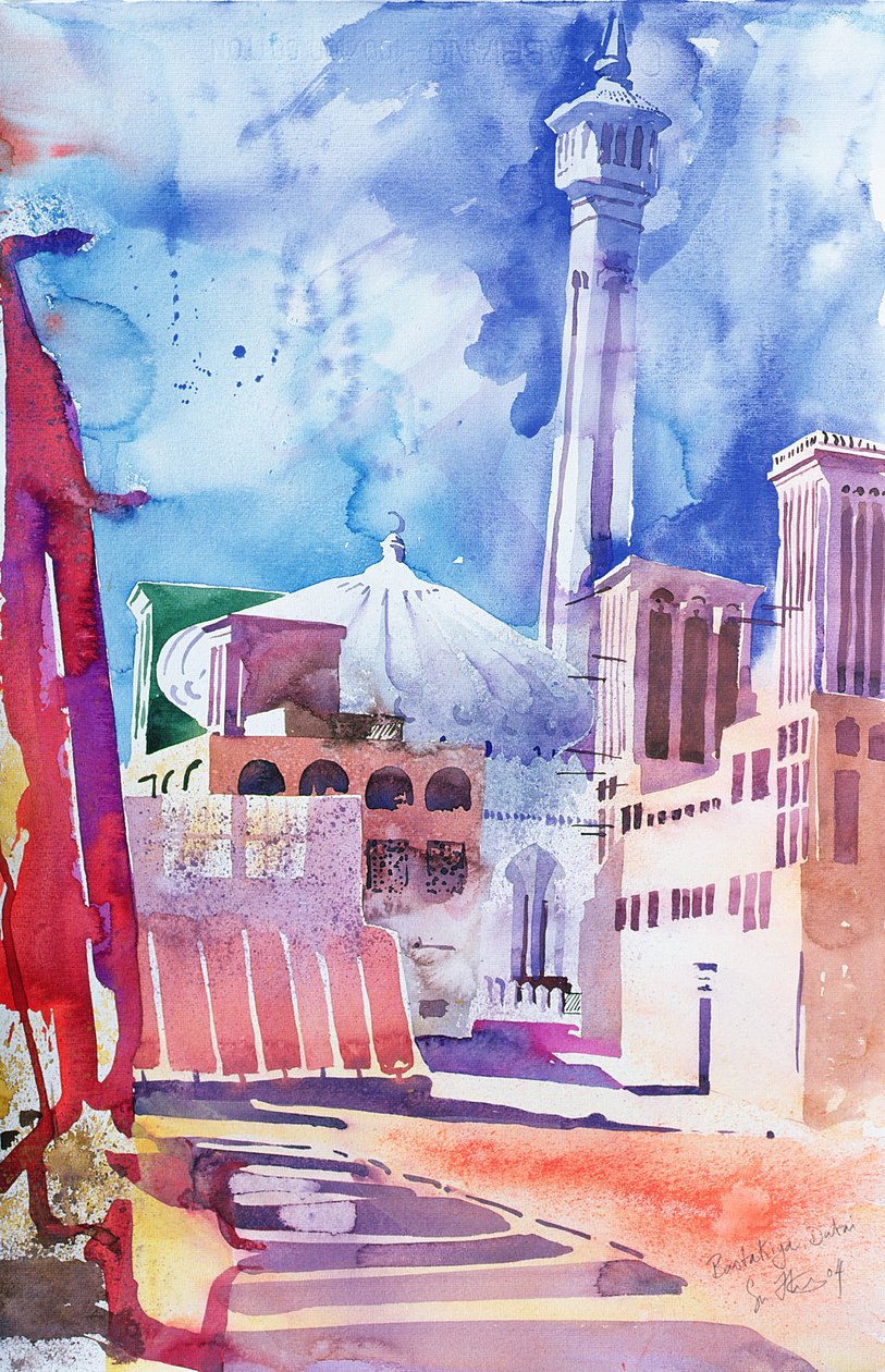 Bastakia, Dubai, 2004 von Simon Fletcher