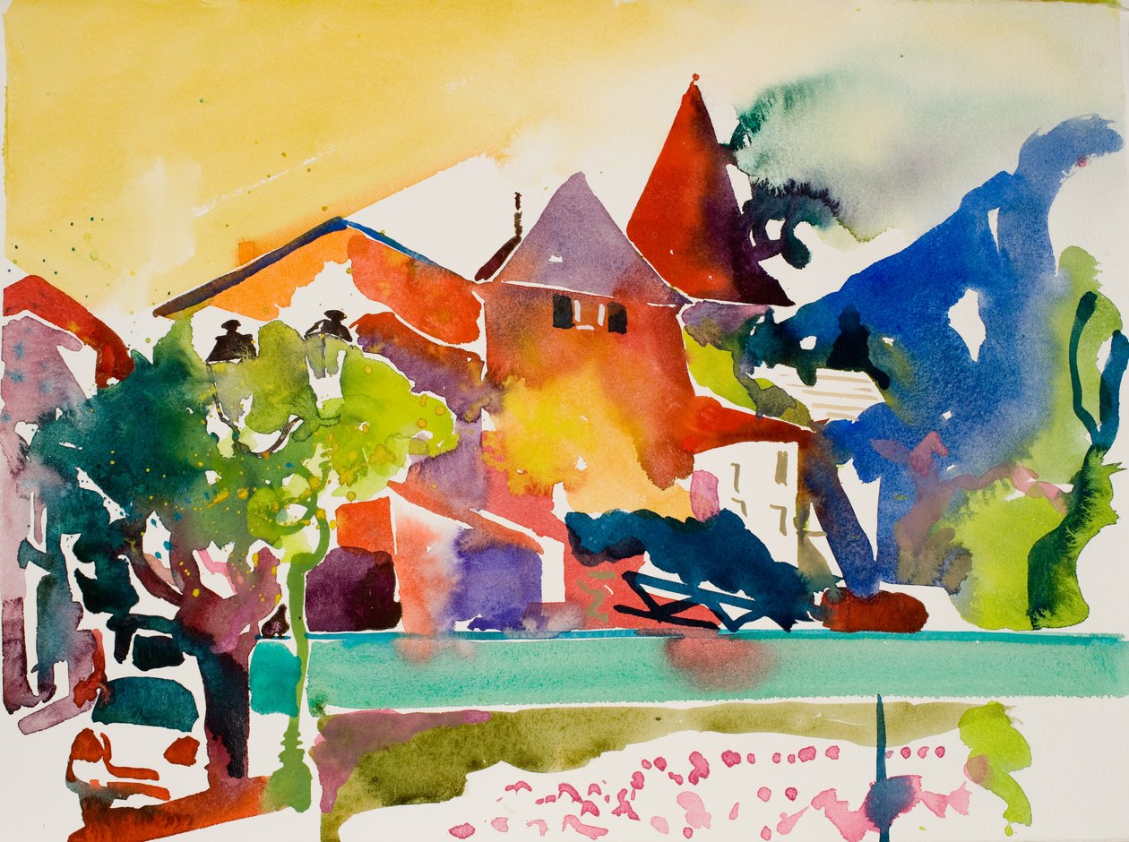 Auto, Grüner Streifen, 2017 von Simon Fletcher