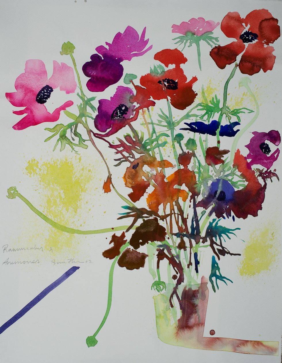 Ranunkeln und Anemonen, 2010 von Simon Fletcher