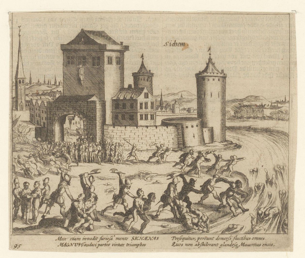 Bestrafung von Zichem, 1578 von Simon Frisius