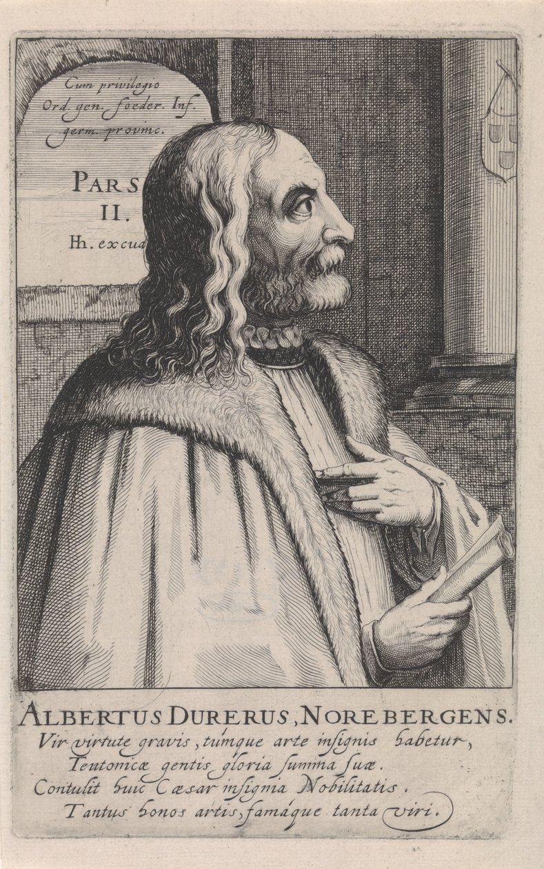 Porträt von Albrecht Dürer von Simon Frisius