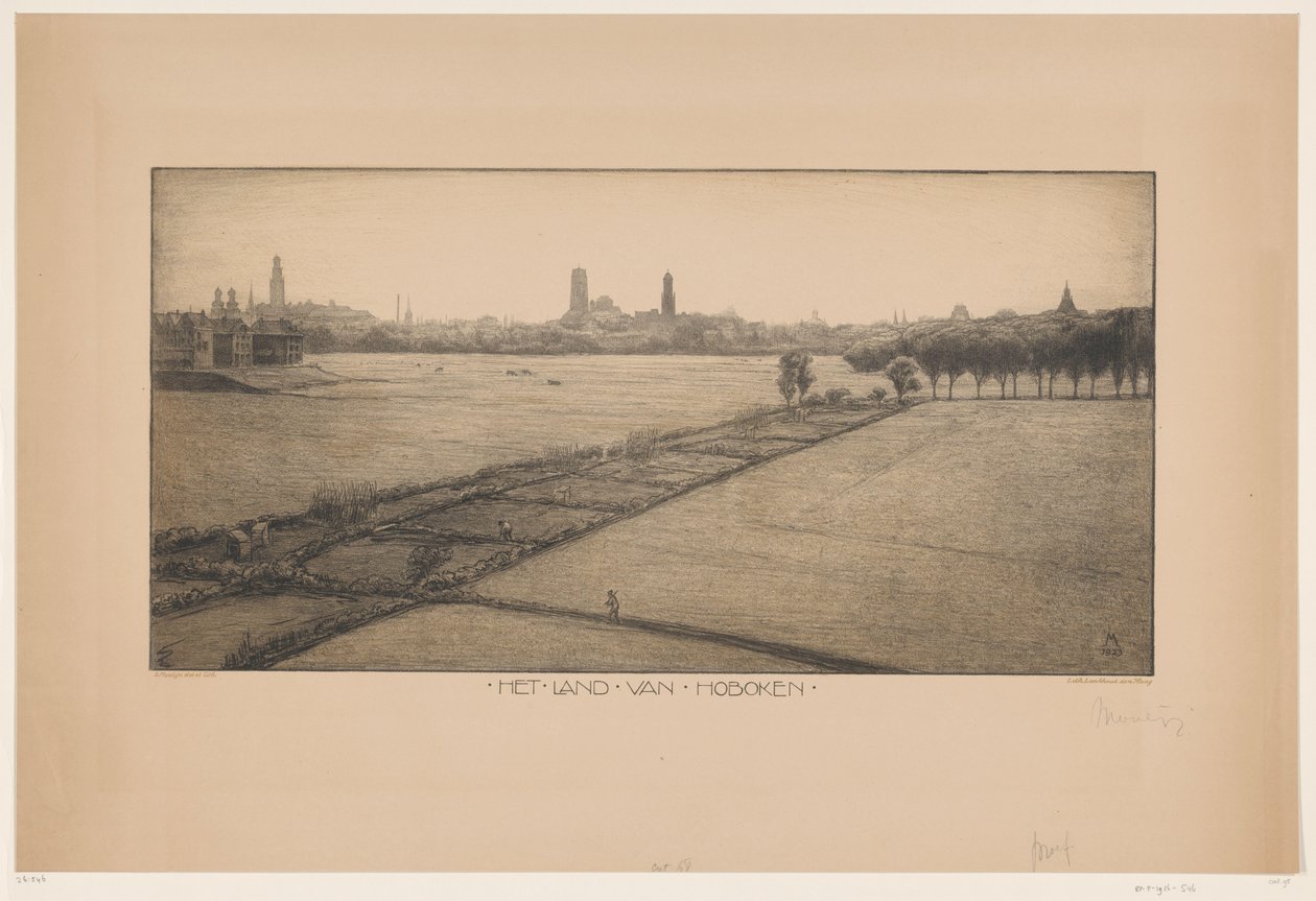 Das Land von Hoboken von Simon Moulijn (signed by artist)
