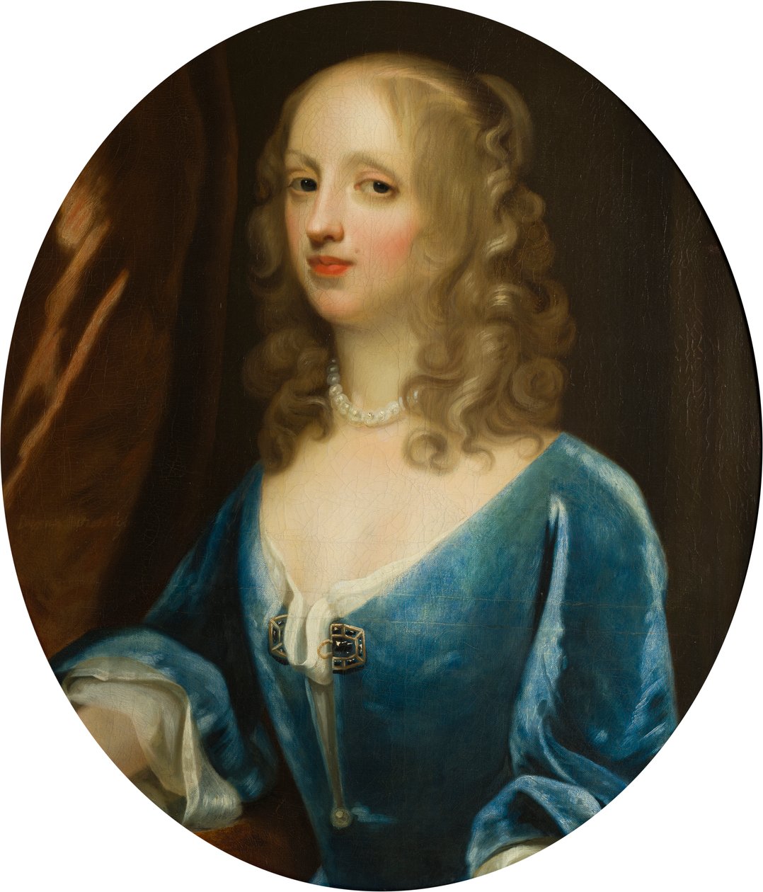 Porträt von Lady Diana Russell (1622-1694), Viscountess Newport, ca. 1660-94 von Simon Peeterz Verelst