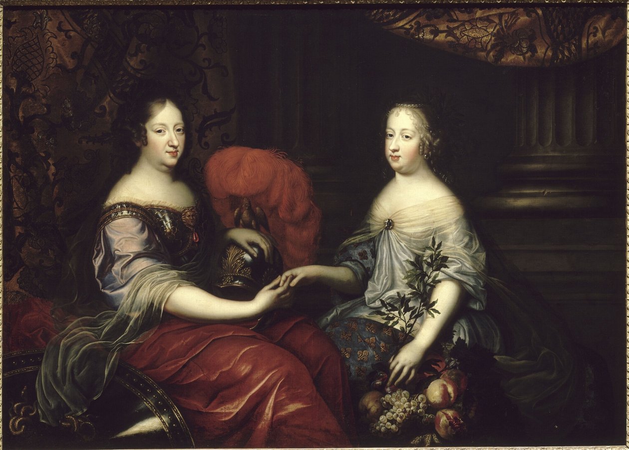 Anne von Österreich und Marie-Thérèse von Österreich, Königinnen von Frankreich von Simon Renard de Saint Andre