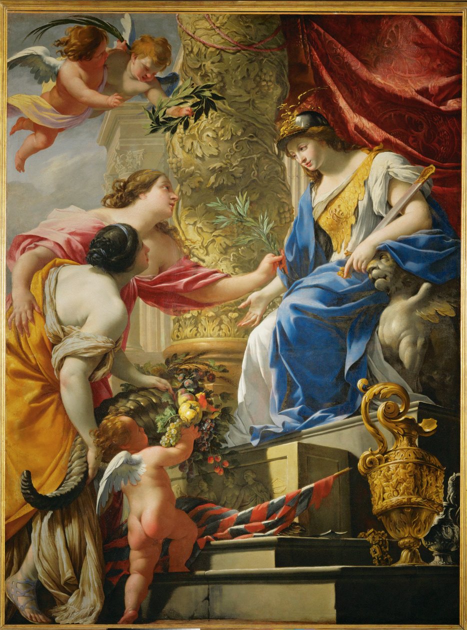 Klugheit bringt Frieden und Überfluss von Simon Vouet
