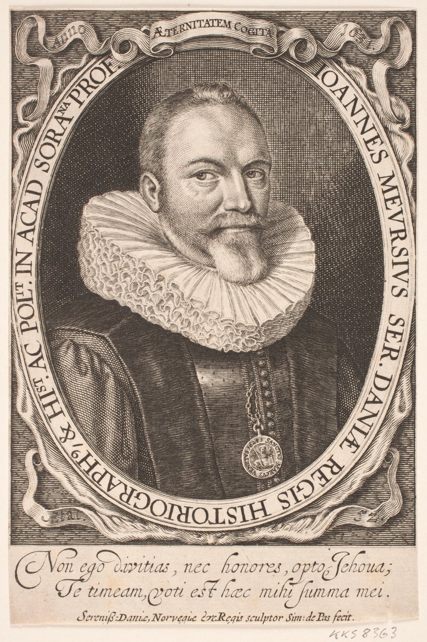 Johannes Meursius, königlicher Histograf von Simon de Pas