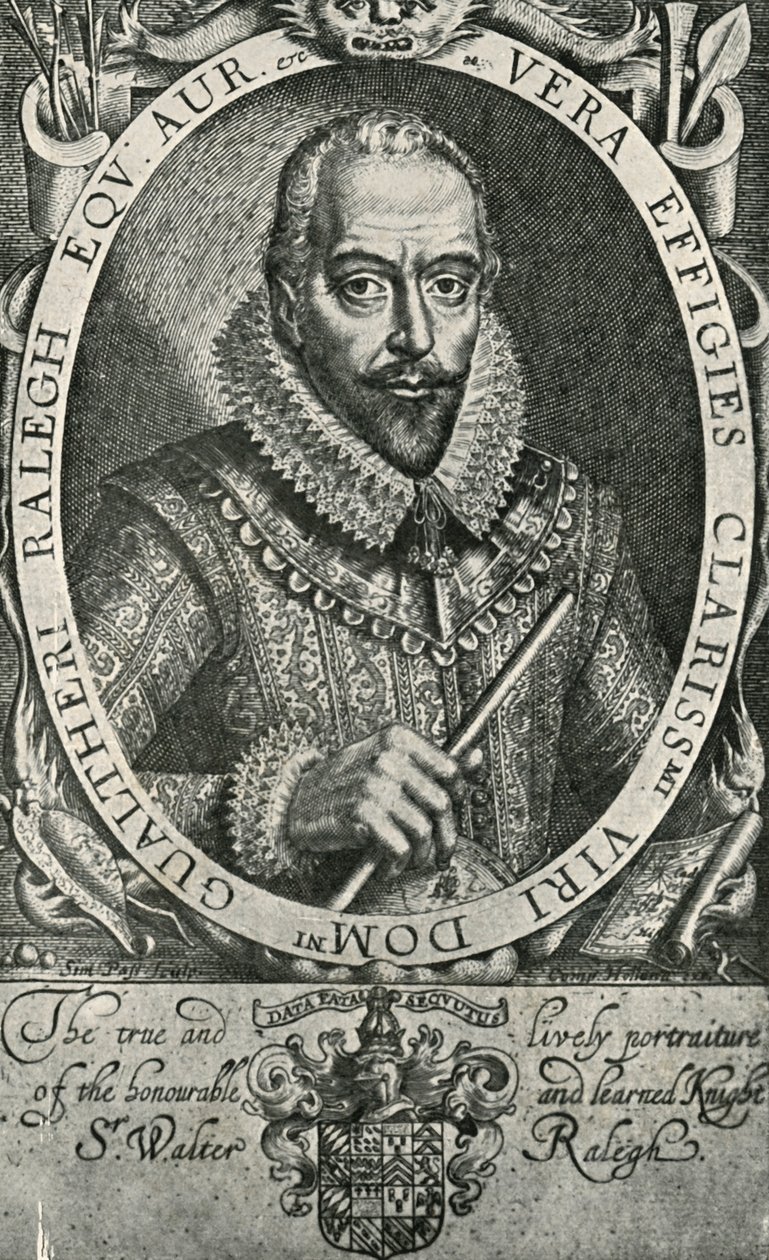 Sir Walter Raleigh von Simon de Passe