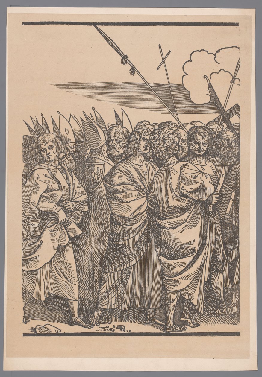 Reproduktion des dritten Teils der Druckserie Der Triumph Christi nach Joos Lambrecht von Simonau and Toovey
