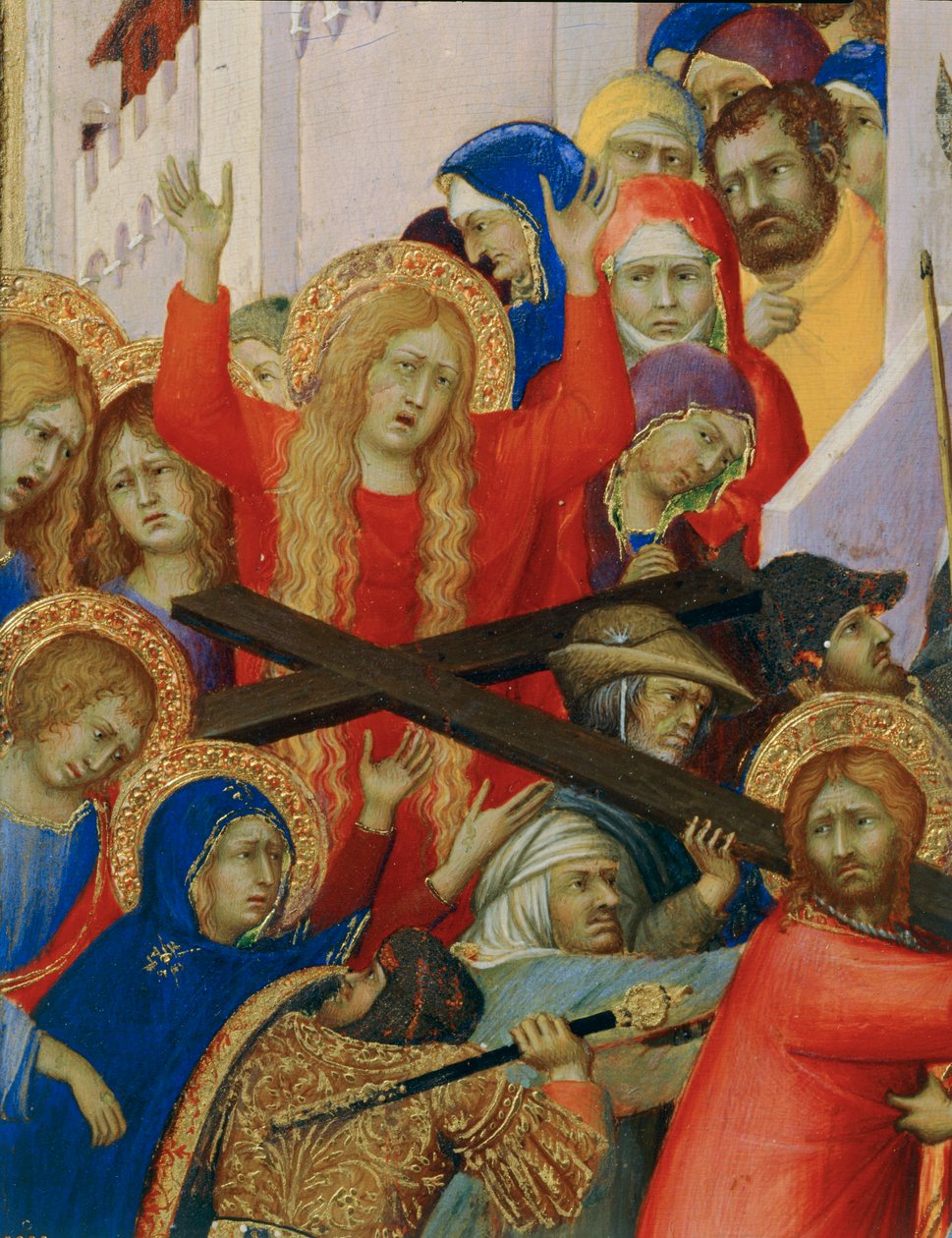 Das Tragen des Kreuzes von Simone (after) Martini