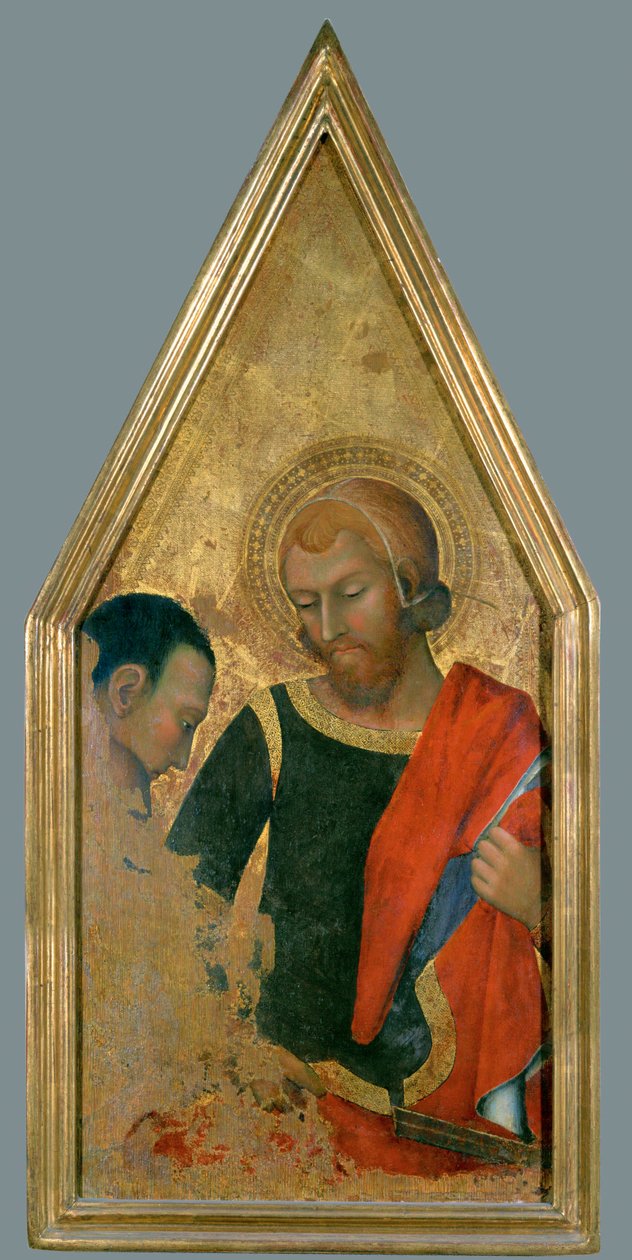 Die Barmherzigkeit des Heiligen Martin von Tours von Simone (after) Martini
