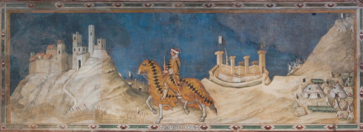 Guido Riccio da Fogliano von Simone Martini