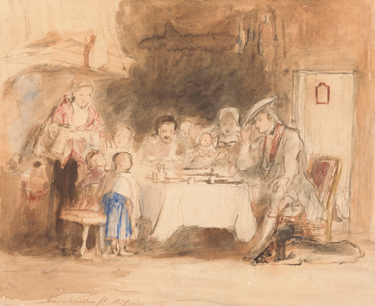 Gnade vor dem Essen von Sir David Wilkie