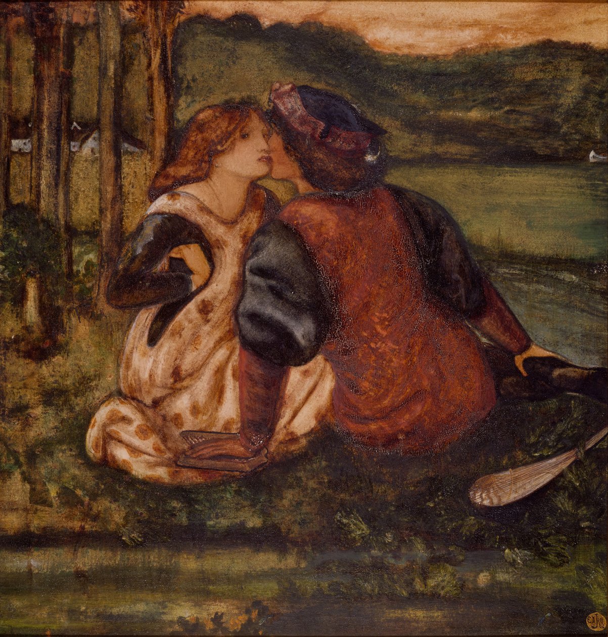 Ein Idyll, Mitte-Ende 19. Jahrhundert von Sir Edward Coley Burne Jones