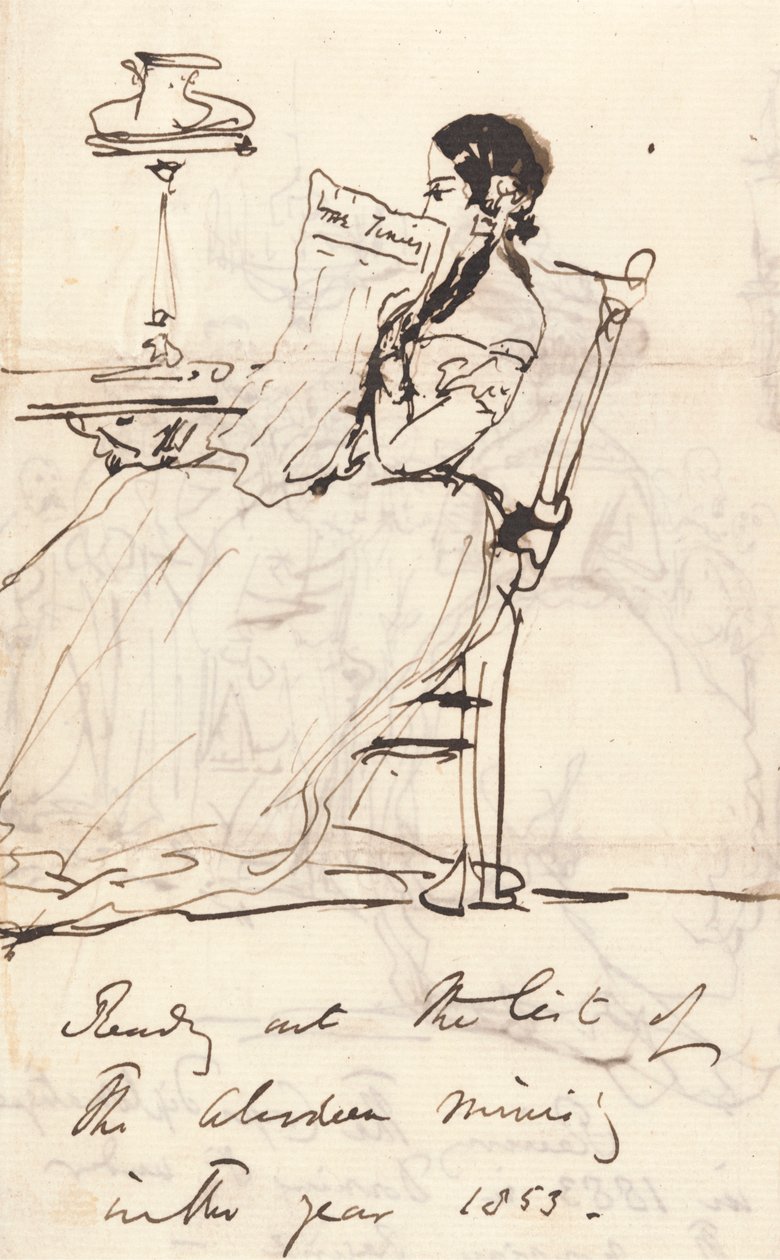 Verlesung der Liste des Aberdeen-Ministeriums von Sir Edwin Henry Landseer