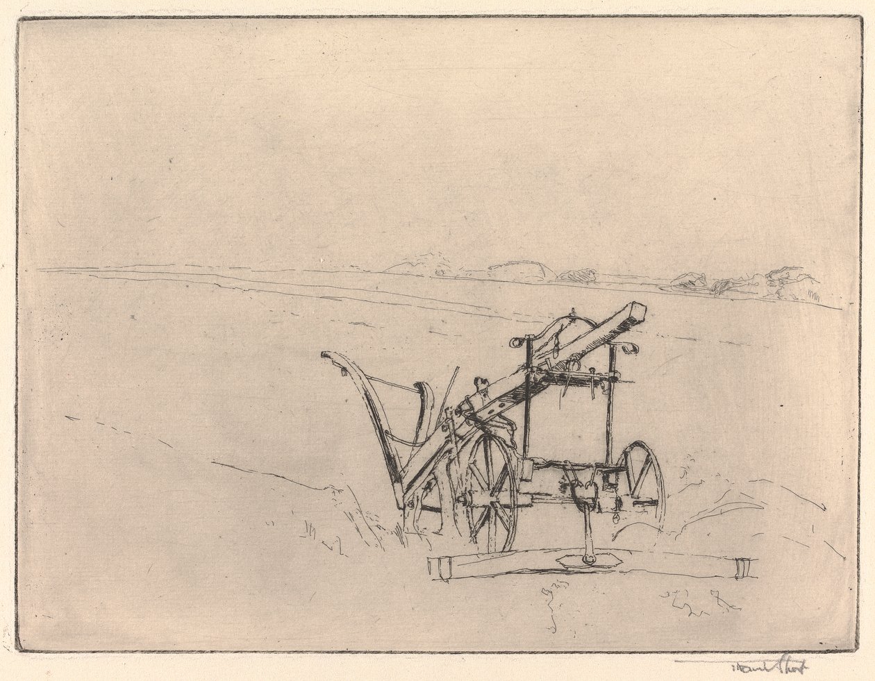 Ein Norfolk-Pflug von Sir Frank Short