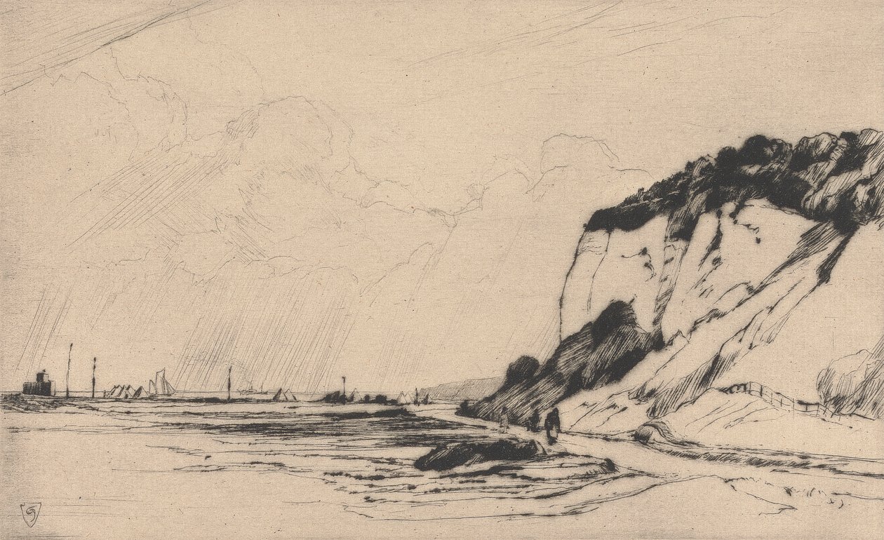 Die Küstenstraße, Kingsdown, Nr. 2, 1922 von Sir Frank Short