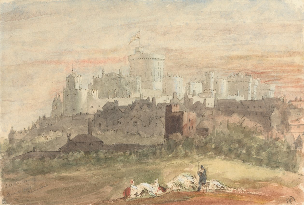 Ein Capriccio von Windsor Castle von Sir George Hayter