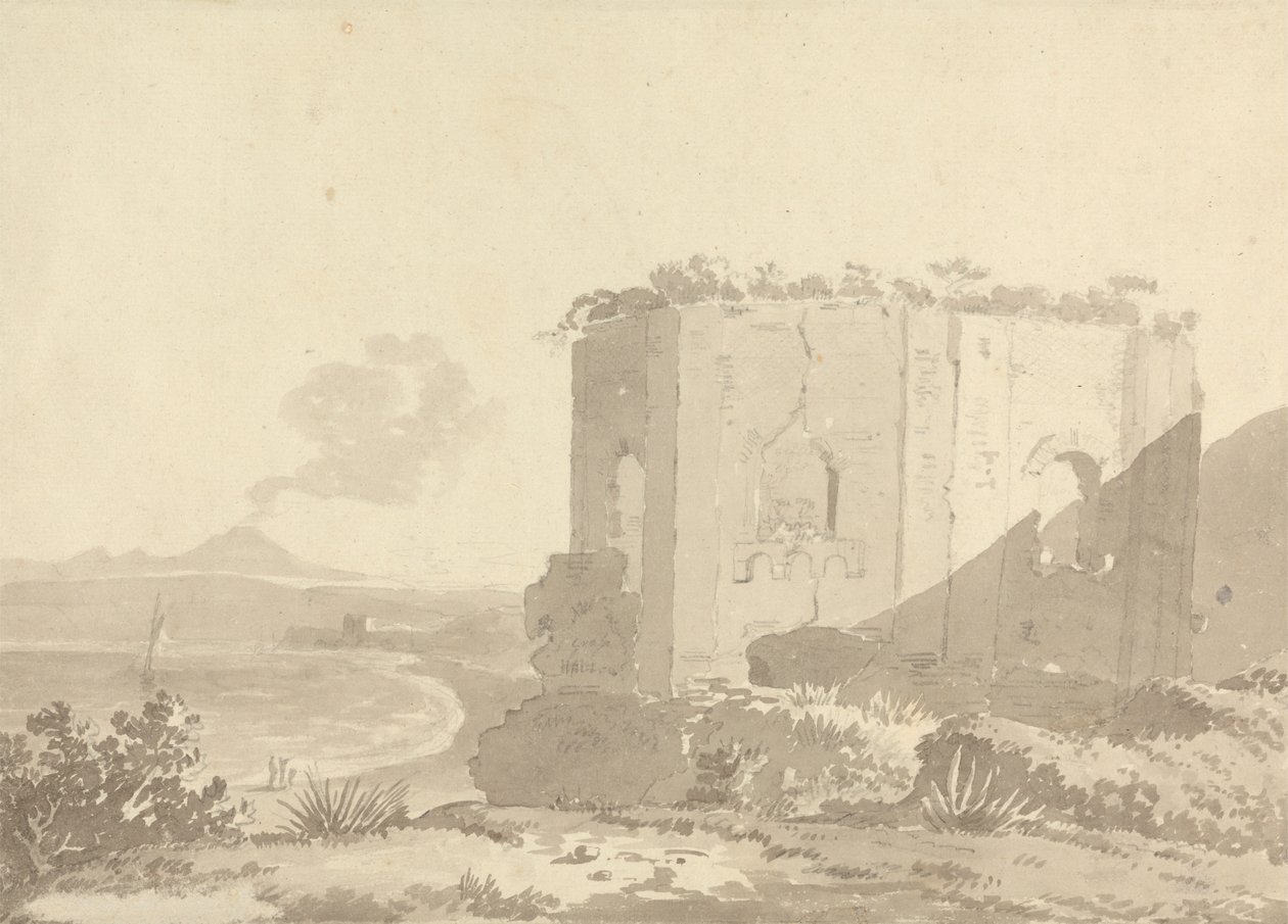 Tempel der Venus Montag, 18. März 1782 von Sir George Howland Beaumont seventh Baronet