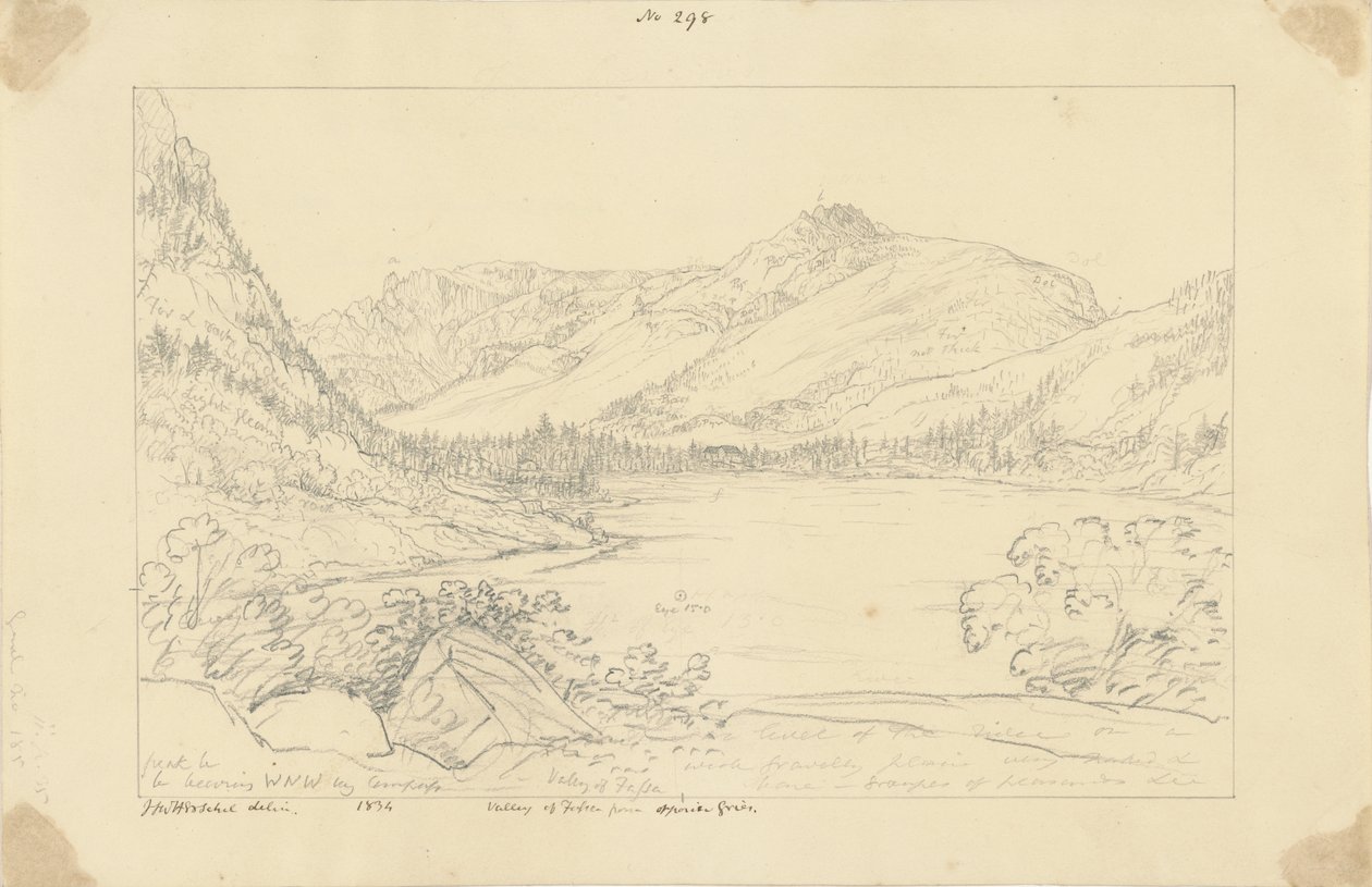 Fassatal von gegenüber Gries von Sir John Frederick William Herschel
