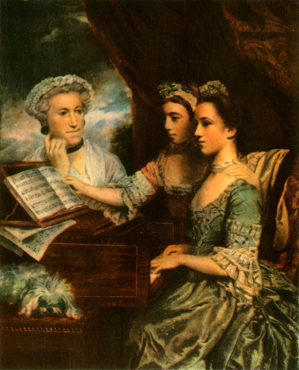 Mrs. Paine und ihre Töchter von Sir Joshua Reynolds