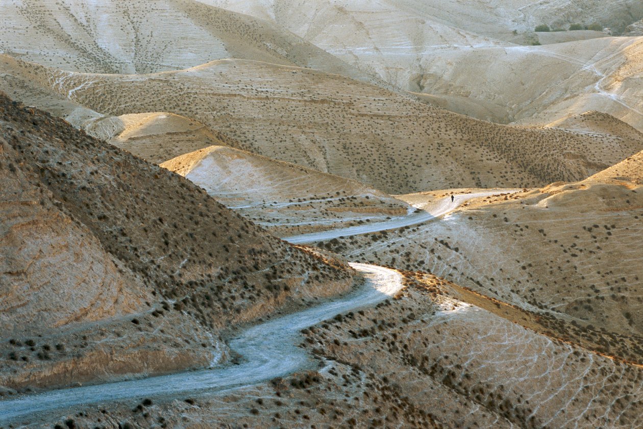 Israel, Judäa: Szene der judäischen Hügel östlich von Jerusalem von Sisse Brimberg