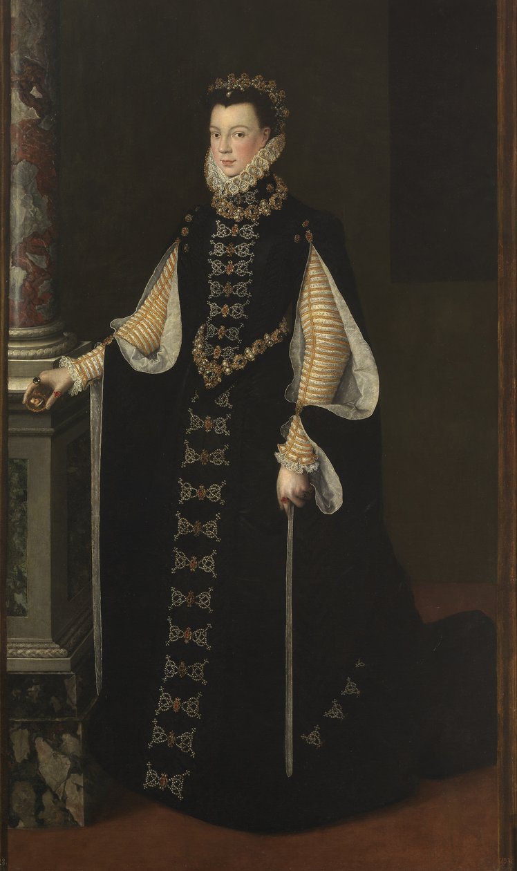 Elisabeth von Valois 1545-1568, Königin von Spanien von Sofonisba Anguissola