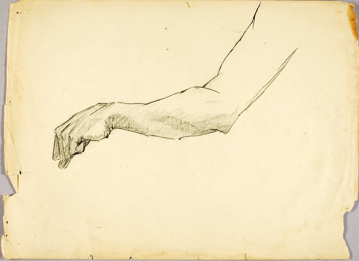 Studie eines Arms von Solon H. Borglum