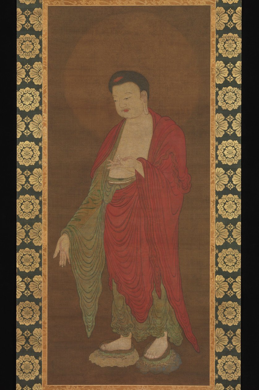 Buddha Amitabha steigt aus seinem Reinen Land herab von Southern Song Dynasty Chinese School