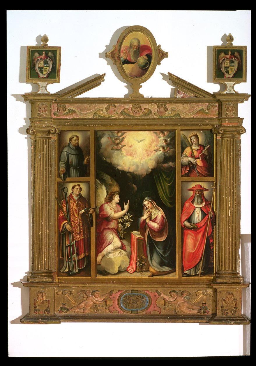 Die Verkündigung, 1581 von Spanish School