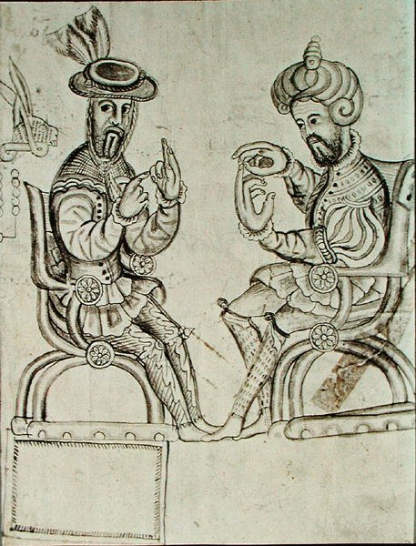 Faksimile einer Seite des Yanhuitlan-Kodex von Spanish Colonial (after)