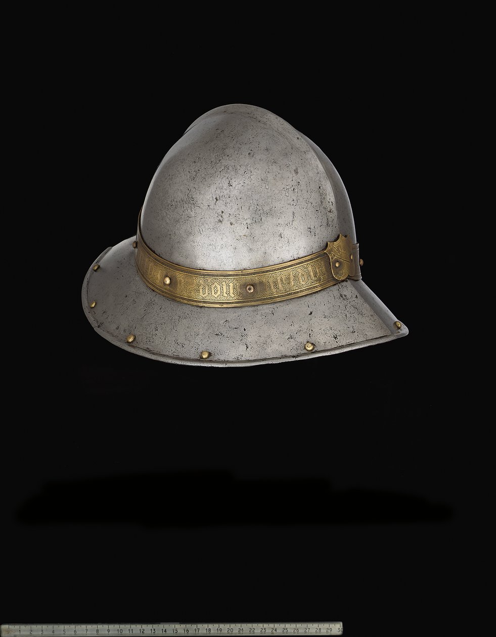 Ein spanischer Kriegshut (Cabacete) im Stil des späten 15. Jahrhunderts von Spanish School