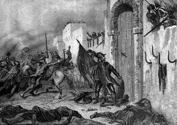Armee von Carlos V. von Spanien in Nordafrika, ca. 1535 von Spanish School