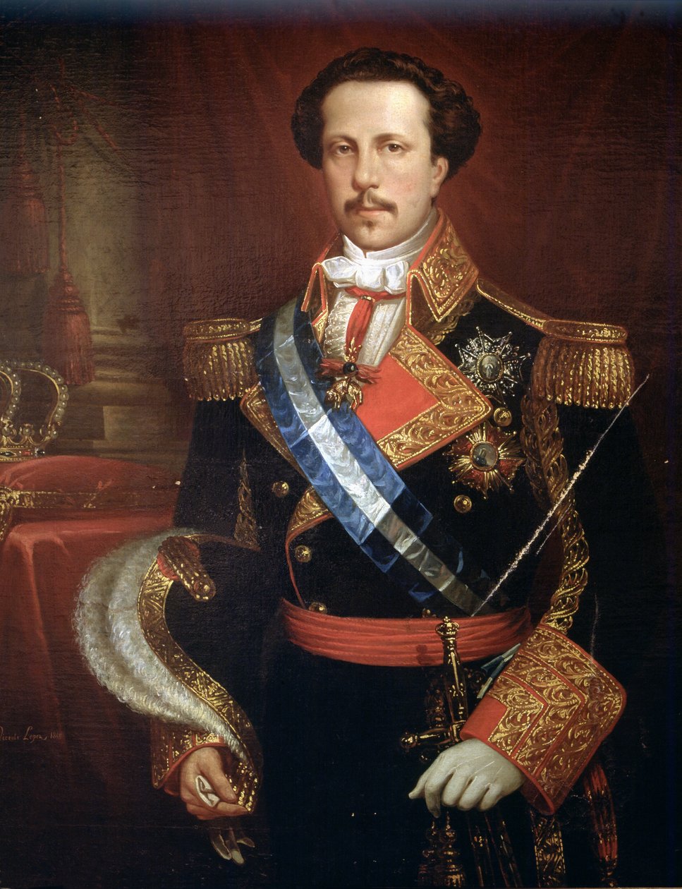Franziskus von Assisi und Bourbon von Spanish School