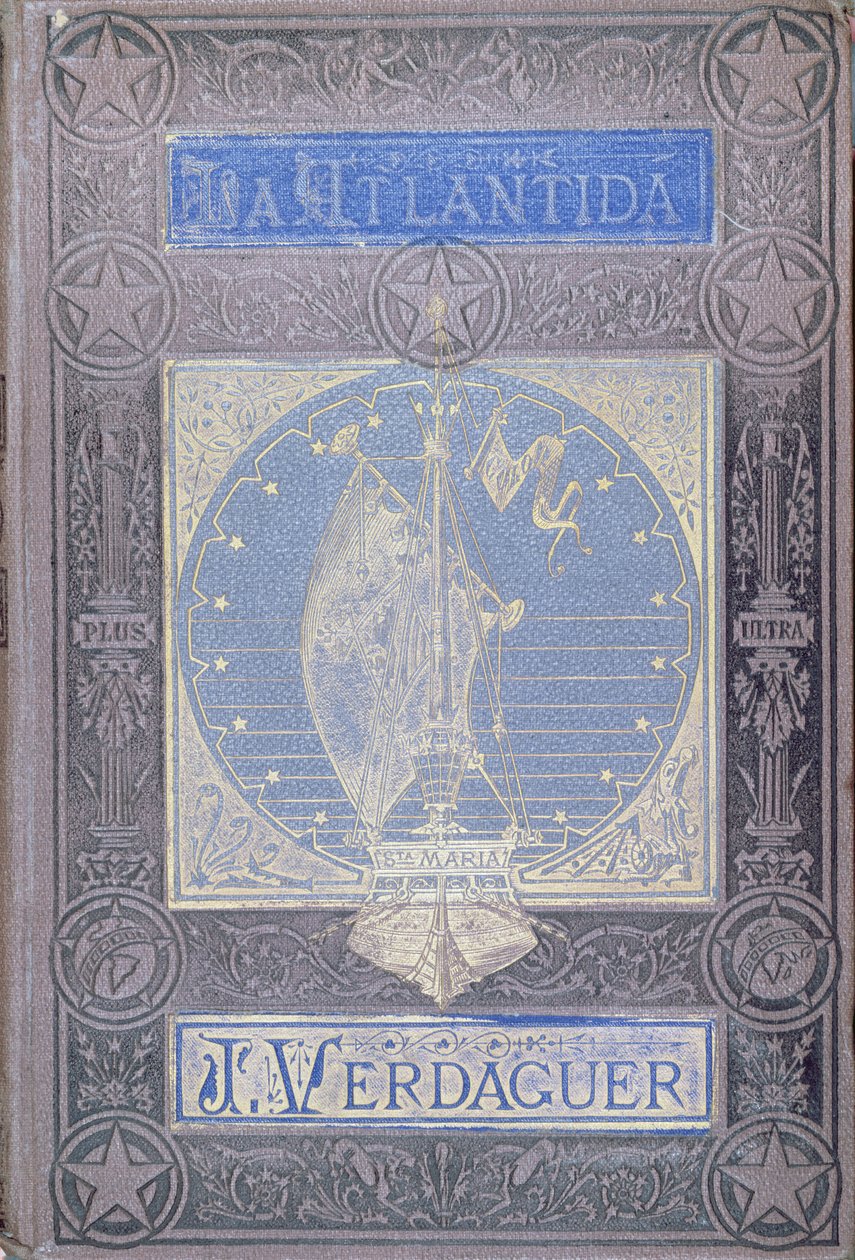 La Atlantida von Jacinto Verdaguer (1845-1902), Ausgabe in Kastilisch, veröffentlicht in Barcelona 1878 von Spanish School