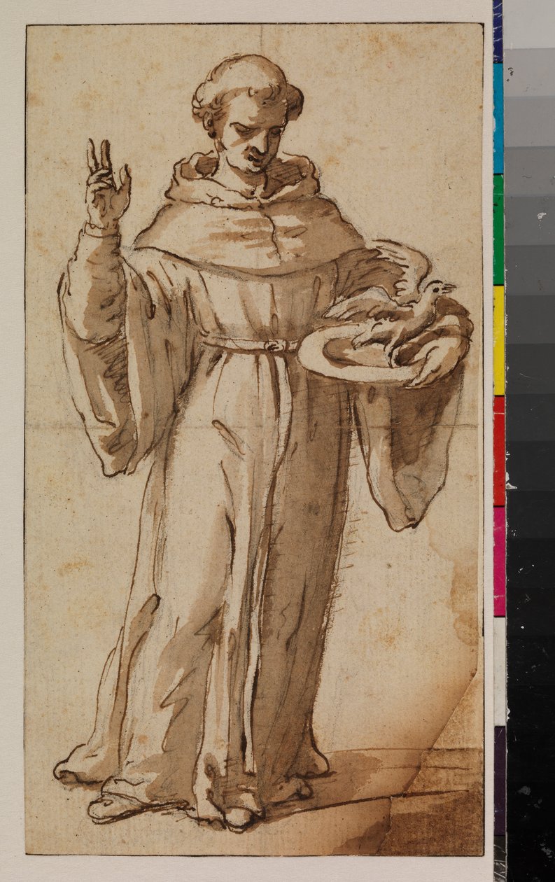 Heiliger Nikolaus von Tolentino von Spanish School