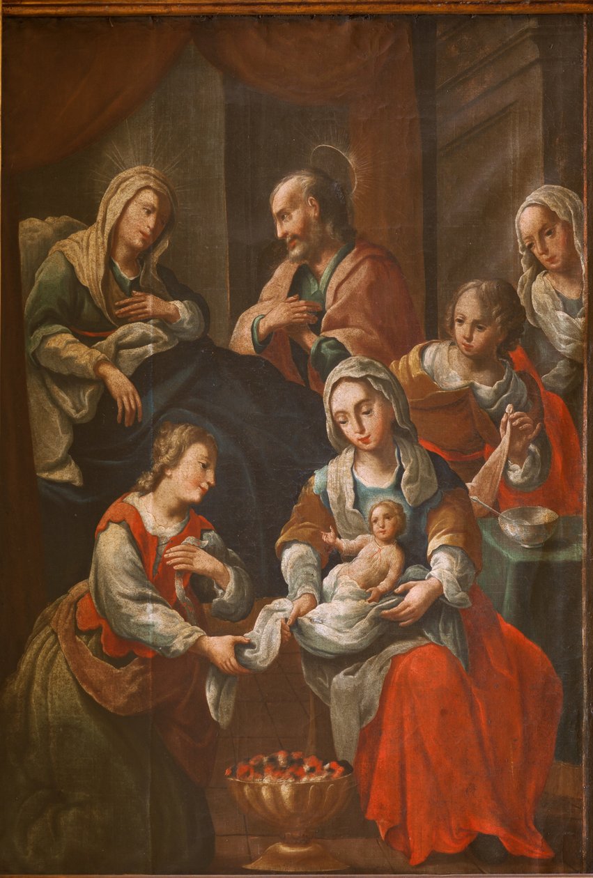 Heiligtum (Santuario de Queralt). Die Kirche. Innenraum. Gemälde. 19. Jahrhundert von Spanish School