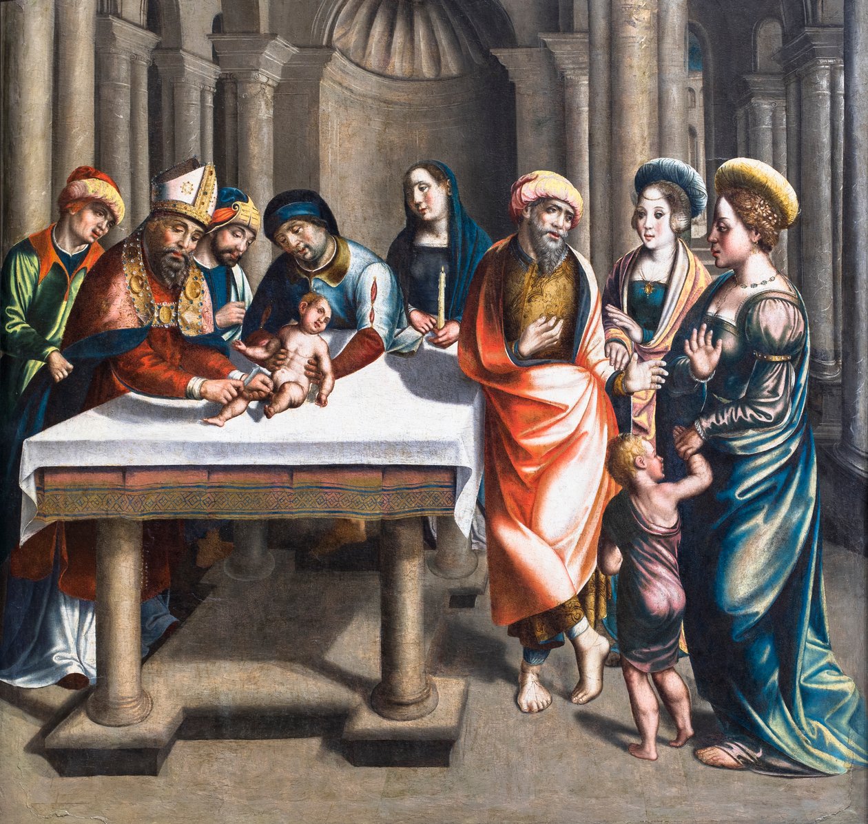 Die Beschneidung Christi von Spanish School