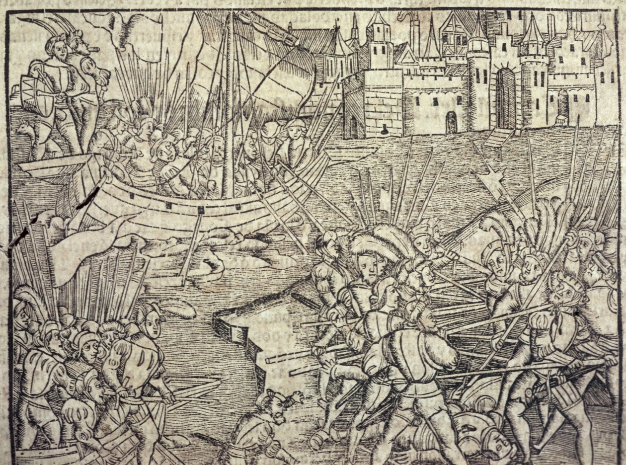 Die Eroberung von Peru, Illustration aus 