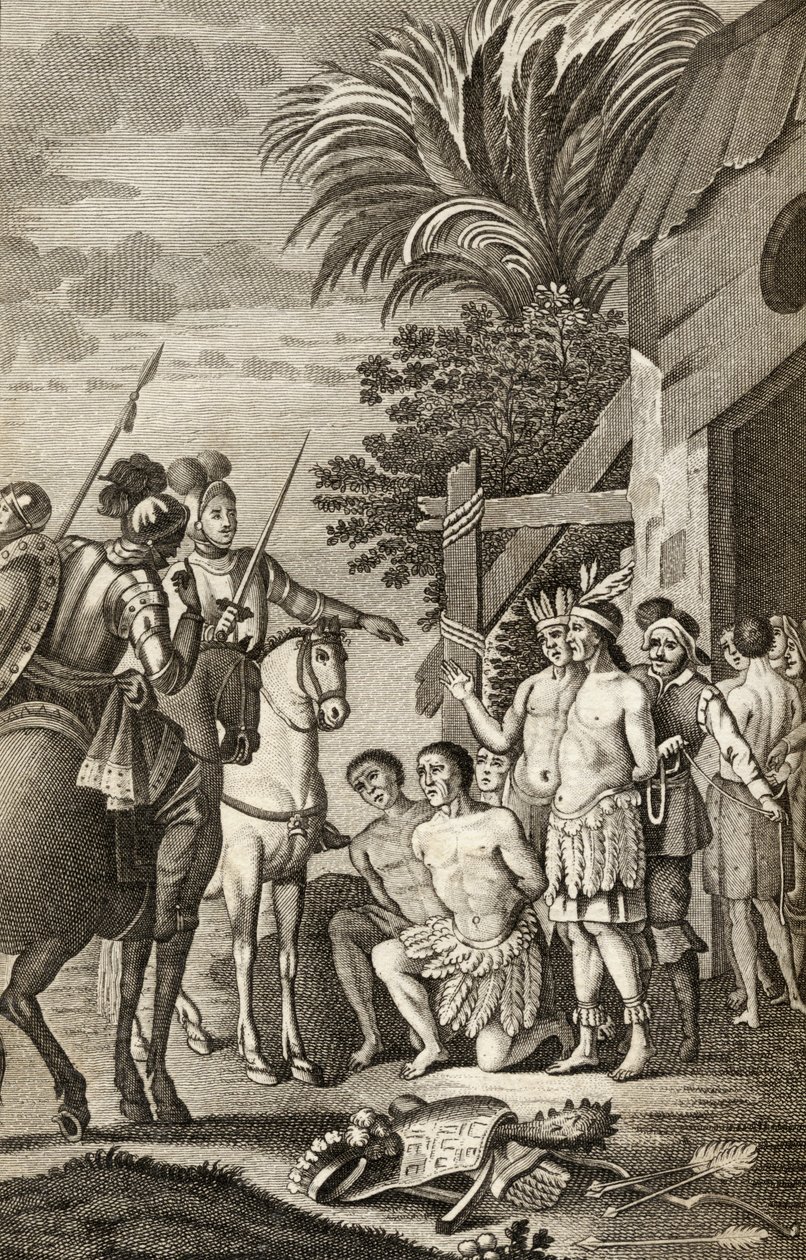 Die spanische Eroberung Chiles durch Alonso de Ercilla, aus 