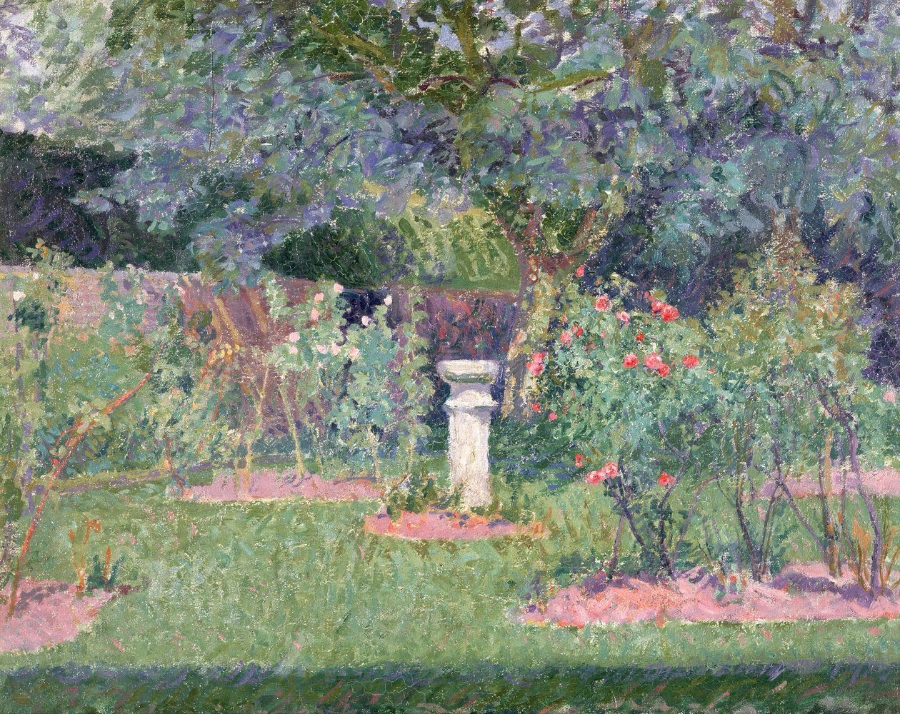 Der Garten in Hertingfordbury, 1908 von Spencer Frederick Gore