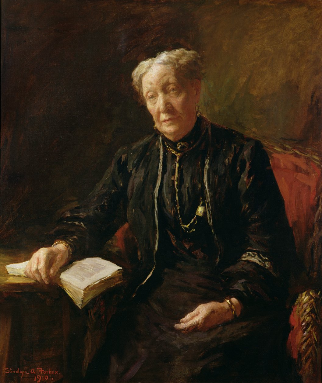 Mrs. Forbes, die Mutter des Künstlers von Stanhope Alexander Forbes