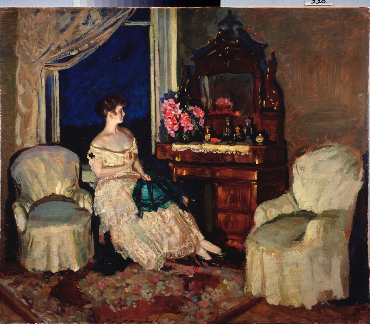 Im Zimmer von Stanislav Joulianovitch Joukovski