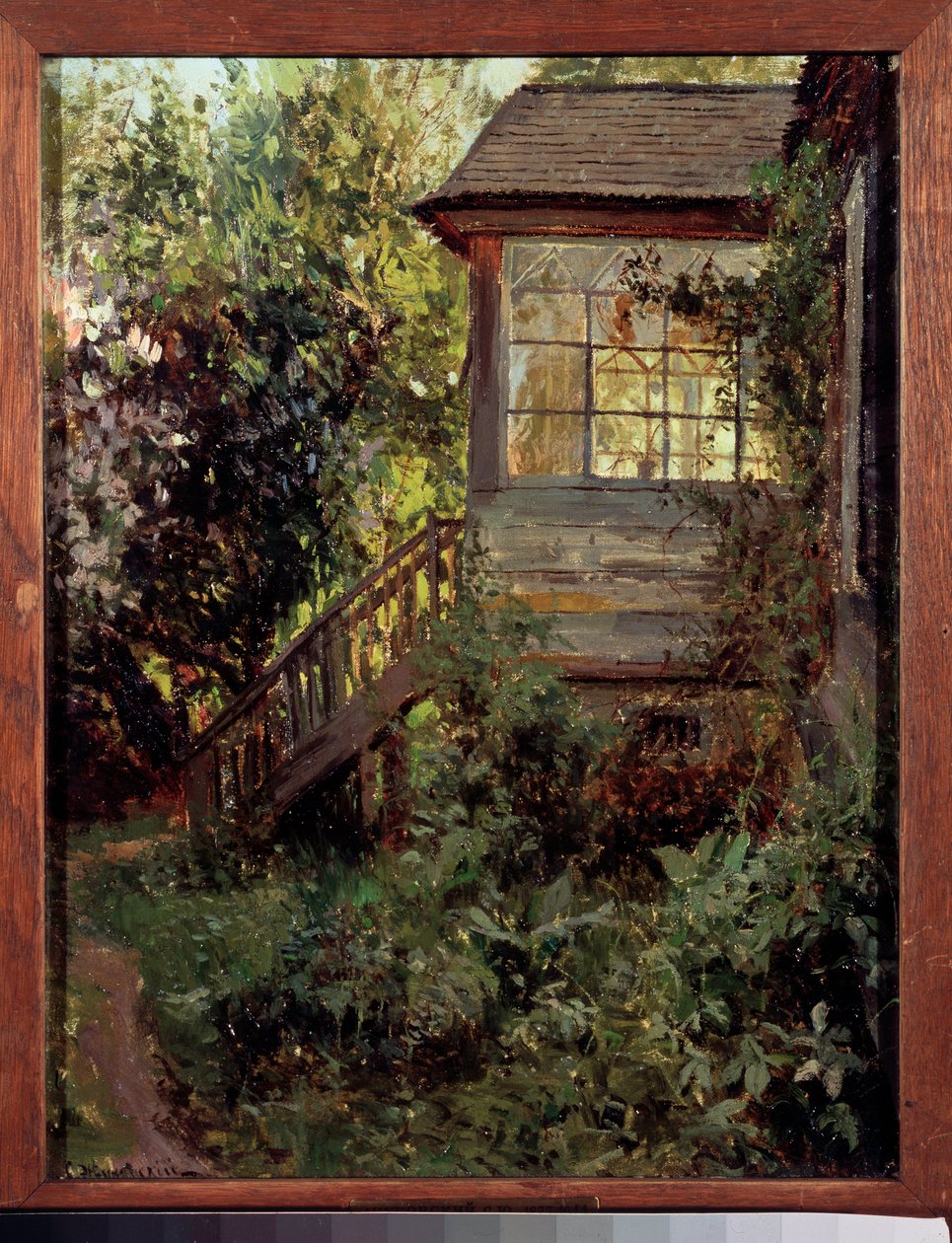 Ein Landhaus. Die Terrasse von Stanislav Joulianovitch Joukovski