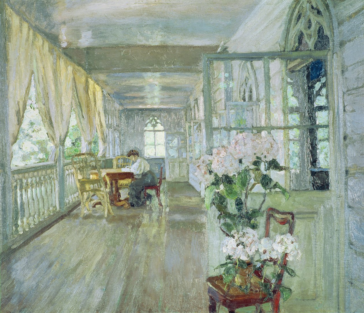 Manor House Terrace von Stanislav Julianovic Zukovskij