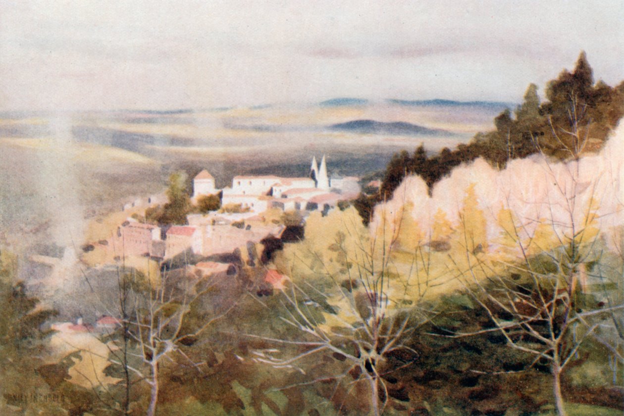 Cintra von den Hügeln. Winter von Stanley Inchbold